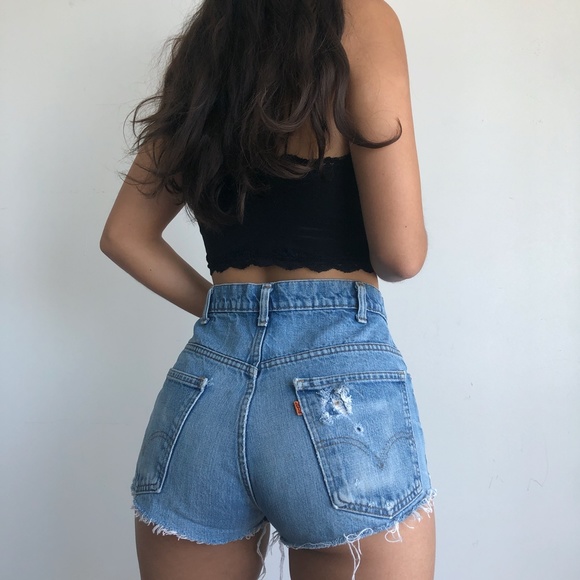 Levi's Pants - Vintage Levi's orange tab denim cutoff shorts